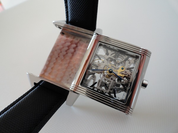 Imitacion Jaeger LeCoultre Reverso esquelético del reloj de zoom