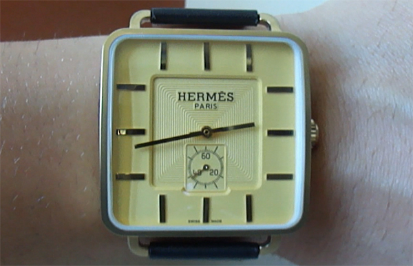 reloj de la reproducción de Hermes Carre H