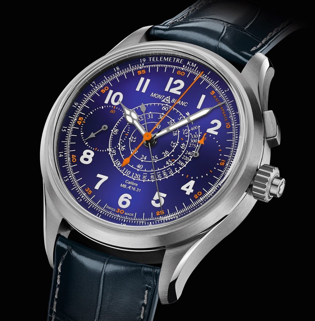 Montblanc 1858 Split-Second Chronograph Blue Replica